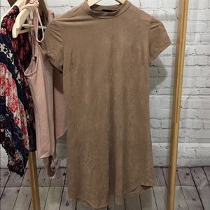 Suede Rue21 dress.
